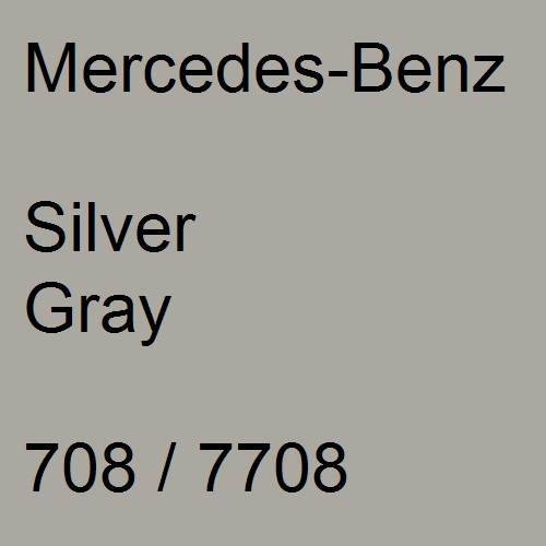 Mercedes-Benz, Silver Gray, 708 / 7708.